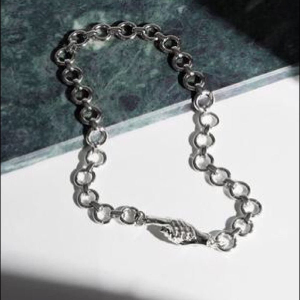 MLE Gentlewoman’s Agreement Necklace, silver